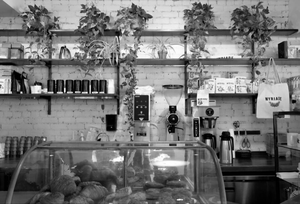 Local cafe shop in Brooklyn