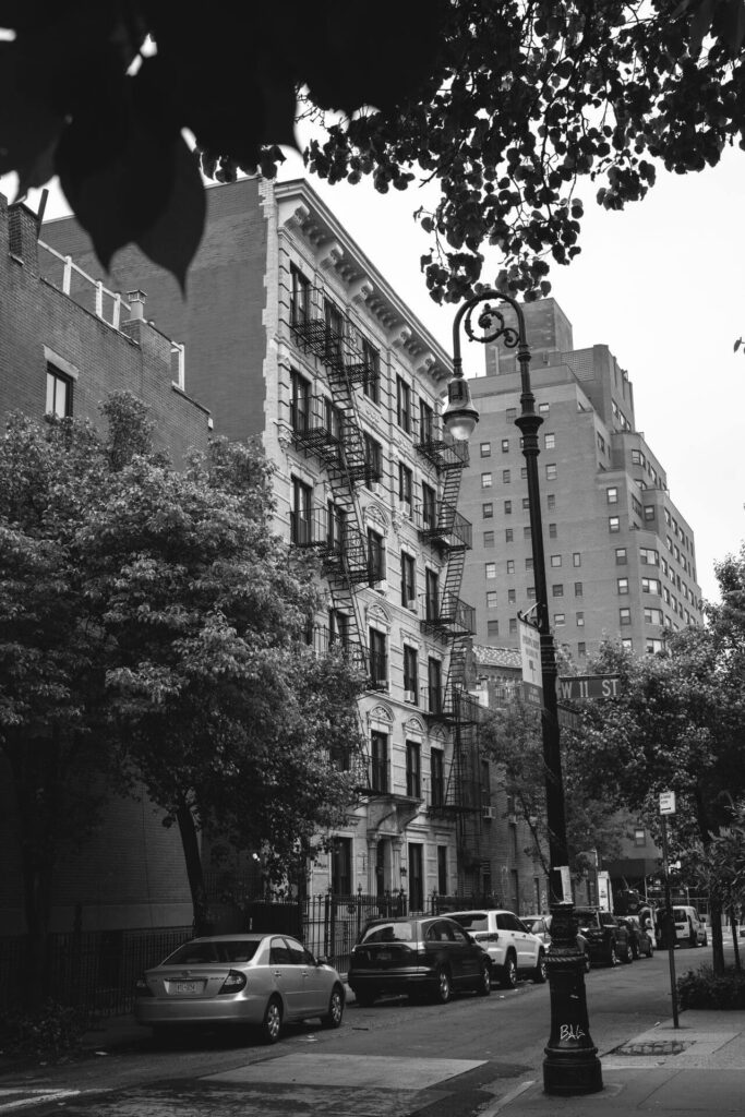 Exterior view of Brownstone Buildings near Classon Avenue