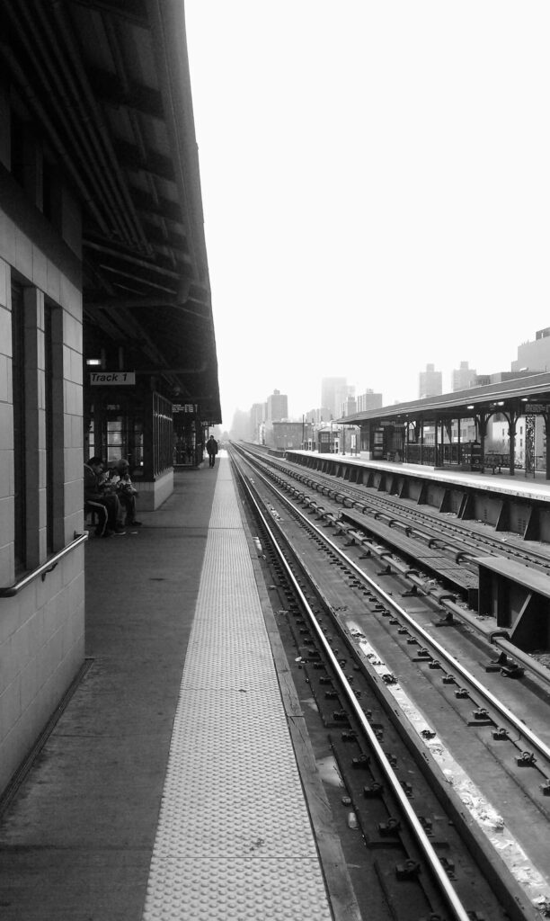 Train station near Classon Avenue