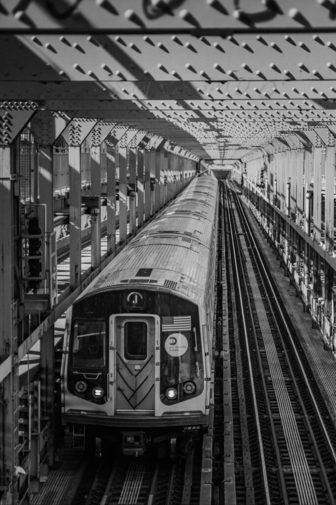 Train station near Classon Avenue