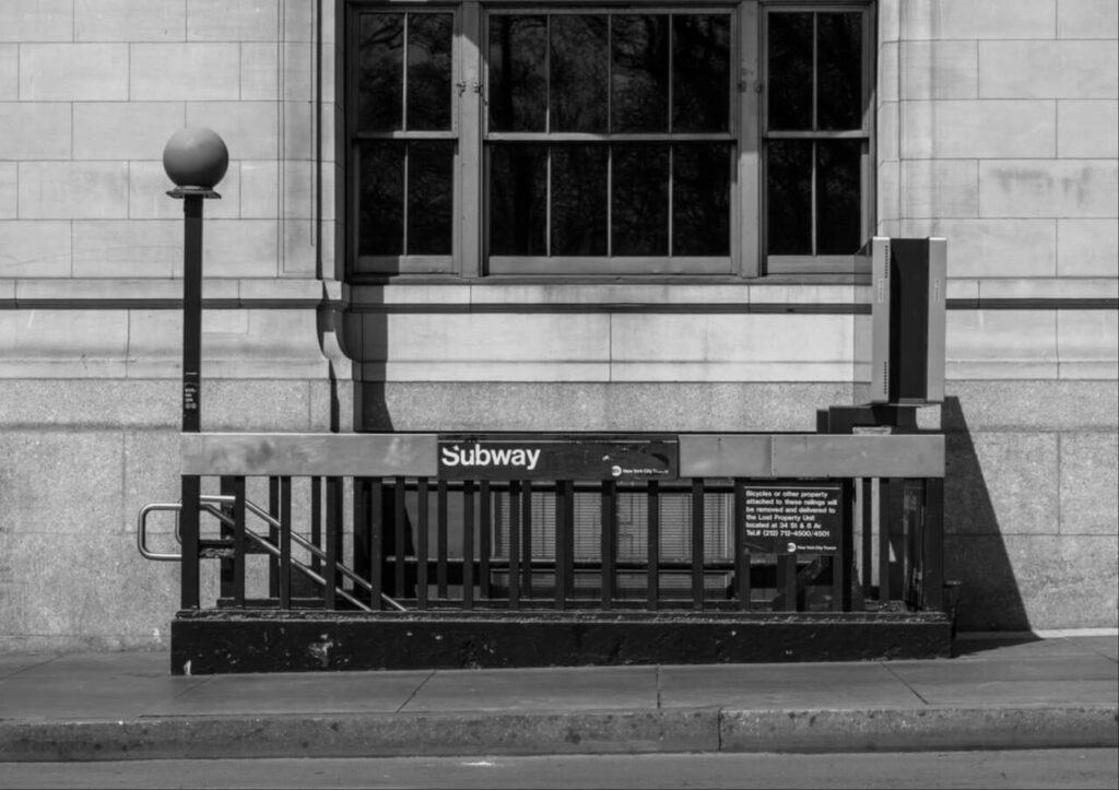 Subway station near Classon Avenue