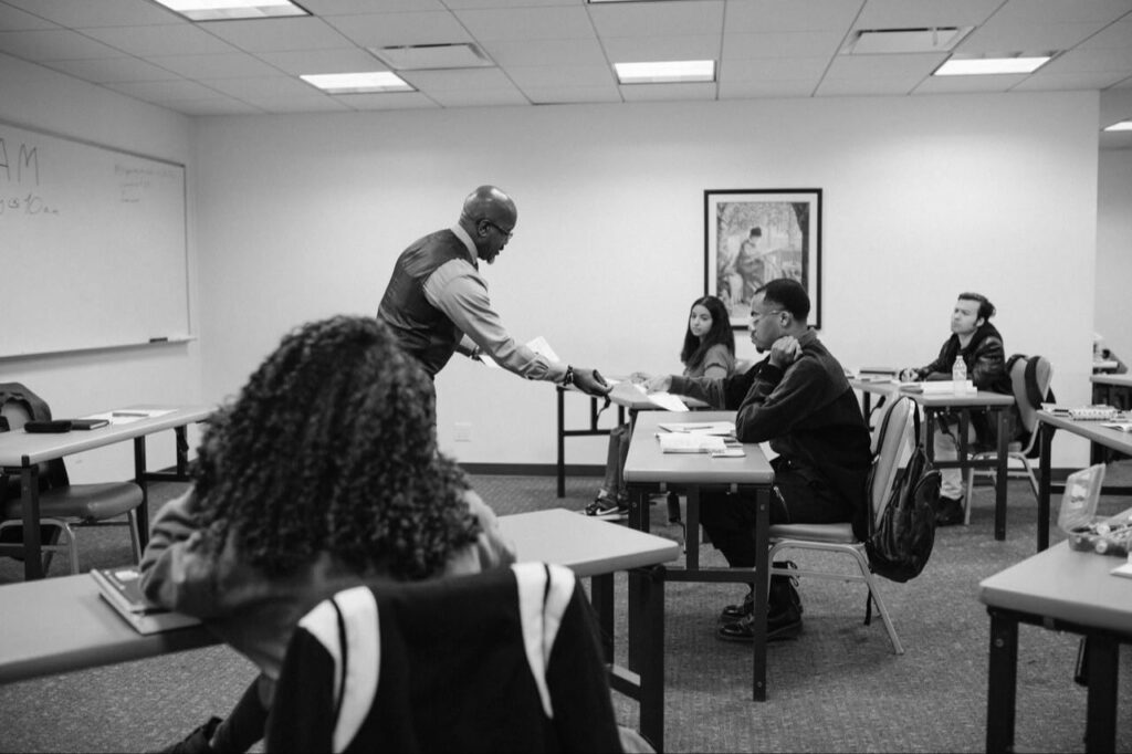 College classroom near Classon Avenue