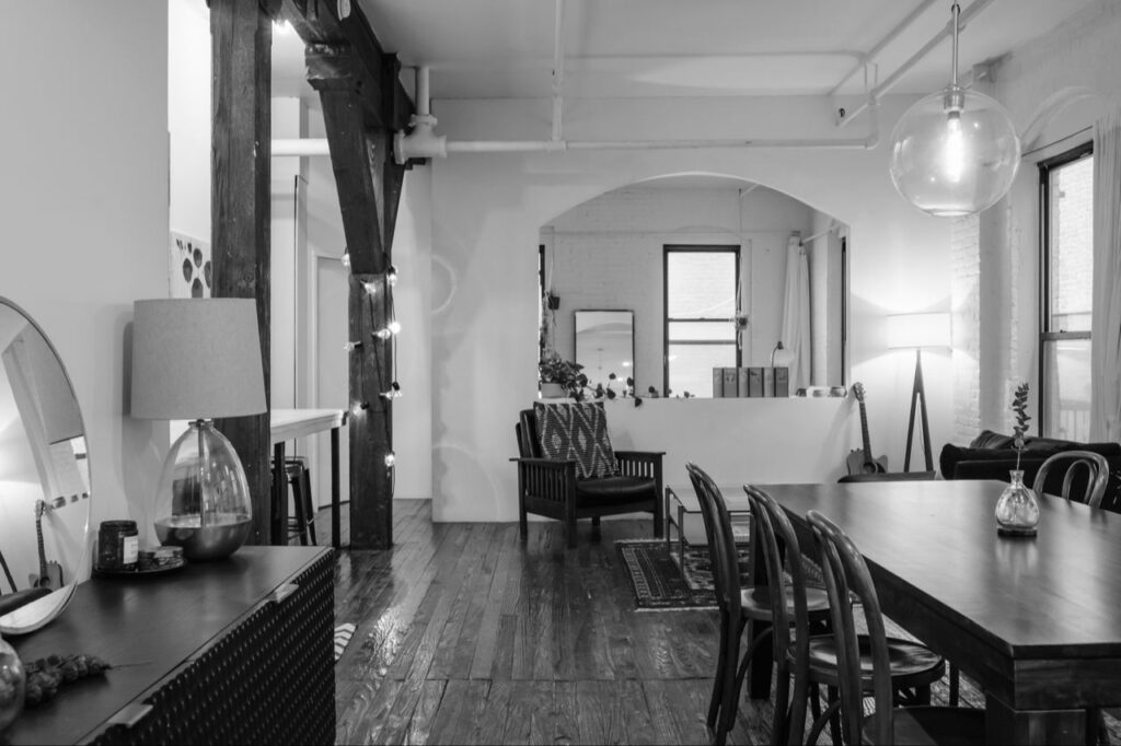 Interior of Brooklyn home near Classon Avenue